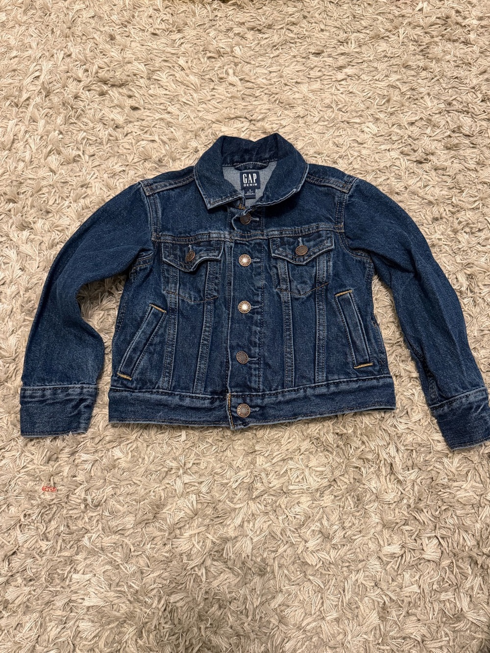 GAP Kids Dark Indigo Denim Jacket